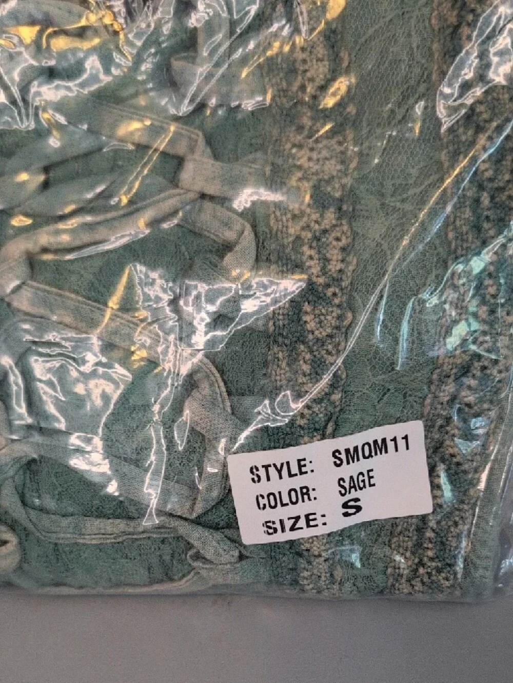 POL NEW ARRIVAL Sage Green Lace-Up Fringe Festival Tank Top🥰 Just In 🧑🎤NIB❣️ - Picture 4 of 17